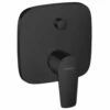 Hansgrohe Talis E Matt Black Concealed Single Lever Manual Bath Mixer Valve -TAPS UK Sales hansgrohe talis e matt black concealed single lever manual bath mixer valve p42983 210582 image