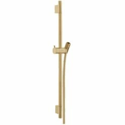 Hansgrohe Unica Brushed Bronze Shower Rail S Puro 65cm With Shower Hose