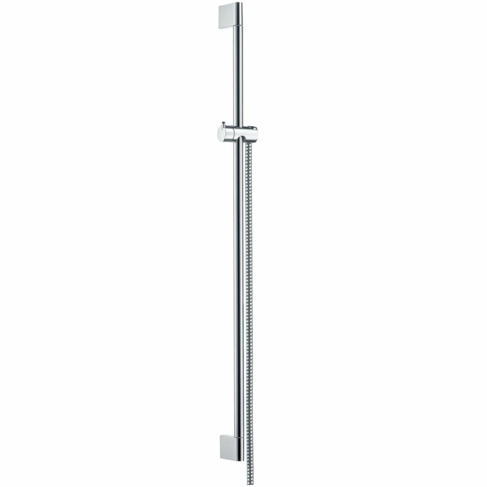 Hansgrohe Unica Chrome Shower Rail Crometta 90cm With Shower Hose 3 Hansgrohe Unica Chrome Shower Rail Crometta 90cm With Shower Hose