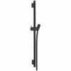 Hansgrohe Unica Matt Black Shower Rail S Puro 65cm With Shower Hose -TAPS UK Sales hansgrohe unica matt black shower rail s puro 65cm with shower hose p46110 219939 image
