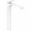 Hansgrohe Vivenis Matt White Single Lever Basin Mixer Tap 250 Without Waste -TAPS UK Sales hansgrohe vivenis matt white single lever basin mixer tap 250 without waste p43999 215063 image