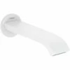 Hansgrohe Vivenis Matt White Wall Mounted Bath Spout -TAPS UK Sales hansgrohe vivenis matt white wall mounted bath spout p43924 214892 image