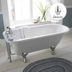 Hudson Reed Barnsbury 1700mm Single Ended Freestanding Bath & Deacon Leg Set