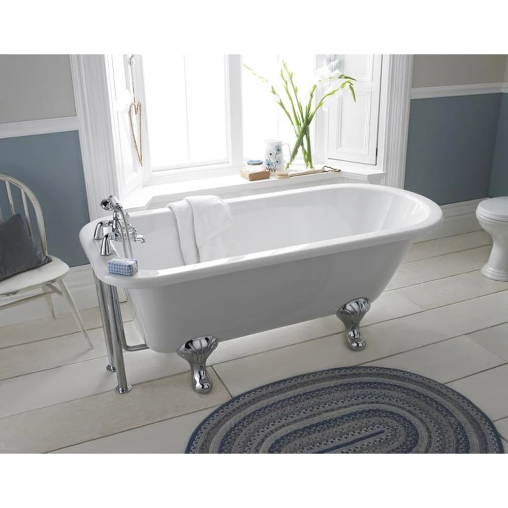 Hudson Reed Barnsbury 1700mm Single Ended Freestanding Bath & Pride Leg Set 4 Hudson Reed Barnsbury 1700mm Single Ended Freestanding Bath & Pride Leg Set - Image 2