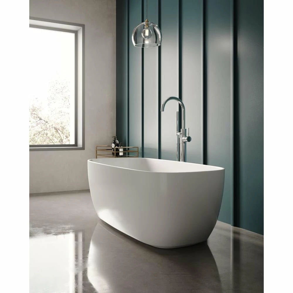 Hudson Reed Bella 1495mm Double Ended Oval Freestanding Bath NBB003 6 Hudson Reed Bella 1495mm Double Ended Oval Freestanding Bath NBB003 - Image 4