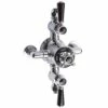 Hudson Reed Black Topaz Triple Exposed Thermostatic Shower Valve - BTSVT102 -TAPS UK Sales hudson reed black topaz triple exposed thermostatic shower valve btsvt102 p29398 144621 image