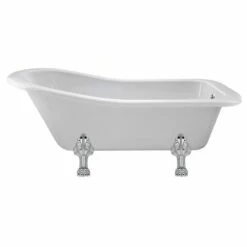 Hudson Reed Brockley 1500mm Single Ended Freestanding Bath & Pride Leg Set -TAPS UK Sales hudson reed brockley 1500mm single ended freestanding bath pride leg set p30181 146834 image