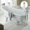 Hudson Reed Brockley 1700mm Single Ended Freestanding Bath & Corbel Leg Set