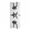 Hudson Reed Chrome Tec Pura Triple Thermostatic Shower Valve With Diverter - A3023