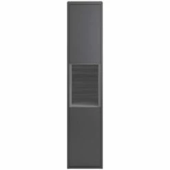 Hudson Reed Coast Grey Gloss 350mm Tall Cabinet - FMC861
