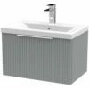 Hudson Reed Fluted Satin Grey 600mm Wall Hung Single Drawer Vanity Unit & Basin 1 1 Hudson Reed Fluted Satin Grey 600mm Wall Hung Single Drawer Vanity Unit & Basin 1 -TAPS UK Sales hudson reed fluted satin grey 600mm wall hung single drawer vanity unit basin 1 p60790 264338 image