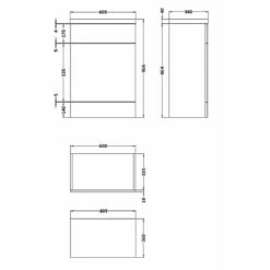 Hudson Reed Fusion Anthracite Woodgrain 600mm Back To Wall WC Toilet Unit CBI520 9 Hudson Reed Fusion Anthracite Woodgrain 600mm Back To Wall WC Toilet Unit CBI520 -TAPS UK Sales hudson reed fusion anthracite woodgrain 600mm back to wall wc toilet unit cbi520 p30119 146641 image