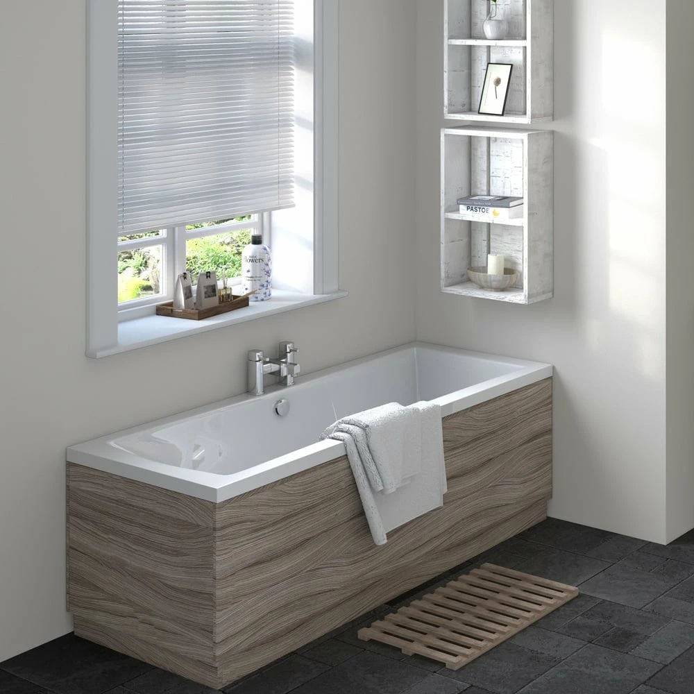 Hudson Reed Fusion Driftwood 750mm Bath End Panel & Plinth - OFF271 5 Hudson Reed Fusion Driftwood 750mm Bath End Panel & Plinth - OFF271 - Image 3