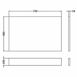 Hudson Reed Fusion Gloss Grey 750mm Bath End Panel & Plinth - OFF971 9 Hudson Reed Fusion Gloss Grey 750mm Bath End Panel & Plinth - OFF971 -TAPS UK Sales hudson reed fusion gloss grey 750mm bath end panel plinth off971 p30148 146709 image
