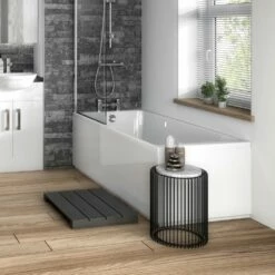 Hudson Reed Fusion Gloss White 1700mm Bath Front Panel & Plinth - OFF177 -TAPS UK Sales hudson reed fusion gloss white 1700mm bath front panel plinth off177 p30153 161699 image