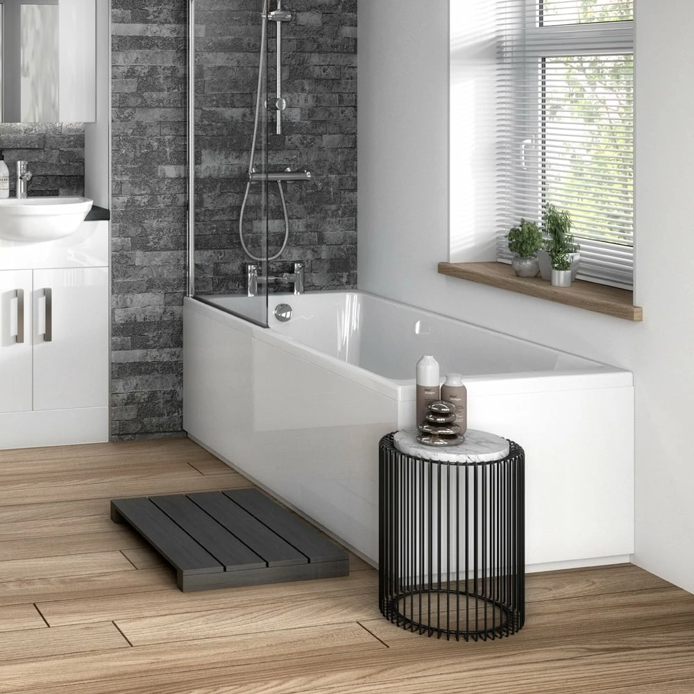 Hudson Reed Fusion Gloss White 750mm Bath End Panel & Plinth - OFF171 5 Hudson Reed Fusion Gloss White 750mm Bath End Panel & Plinth - OFF171 - Image 3