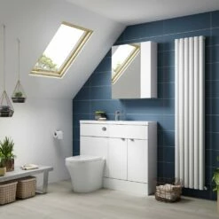 Hudson Reed Fusion Gloss White Decorative End Panel - OFF192 8 Hudson Reed Fusion Gloss White Decorative End Panel - OFF192 -TAPS UK Sales hudson reed fusion gloss white decorative end panel off192 p46903 221518 image