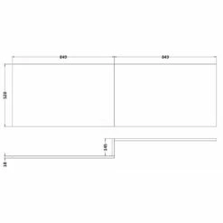 Hudson Reed Fusion Hacienda Black 1700mm Shower Bath Front Panel - OFF673 7 Hudson Reed Fusion Hacienda Black 1700mm Shower Bath Front Panel - OFF673 -TAPS UK Sales hudson reed fusion hacienda black 1700mm shower bath front panel off673 p30165 146743 image