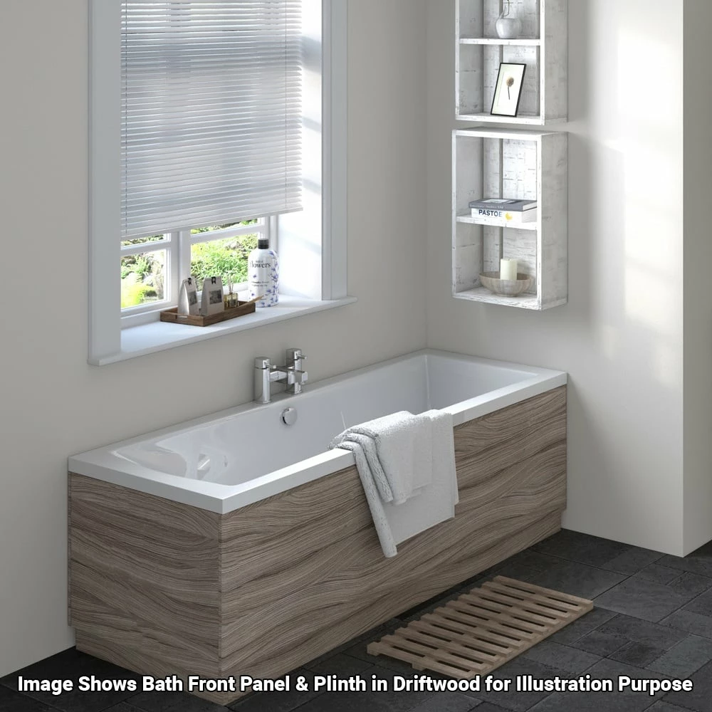 Hudson Reed Fusion Natural Oak 1700mm Bath Front Panel & Plinth - OFF377 4 Hudson Reed Fusion Natural Oak 1700mm Bath Front Panel & Plinth - OFF377 - Image 2
