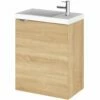 Hudson Reed Fusion Natural Oak 400mm Wall Hung Single Door Vanity Unit & Basin - CBI337 2 Hudson Reed Fusion Natural Oak 400mm Wall Hung Single Door Vanity Unit & Basin - CBI337 -TAPS UK Sales hudson reed fusion natural oak 400mm wall hung single door vanity unit basin cbi337 p35993 175497 image