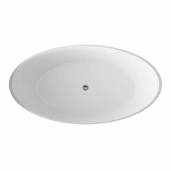 Hudson Reed Grace 1510mm Double Ended Oval Freestanding Bath NBB001 -TAPS UK Sales hudson reed grace 1510mm double ended oval freestanding bath nbb001 p30175 146803 image