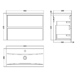 Hudson Reed Havana Coastal Grey 800 Wall Hung 2-Drawer Vanity Unit & Basin 7 Hudson Reed Havana Coastal Grey 800 Wall Hung 2-Drawer Vanity Unit & Basin -TAPS UK Sales hudson reed havana coastal grey 800 wall hung 2 drawer vanity unit basin p73823 307501 image