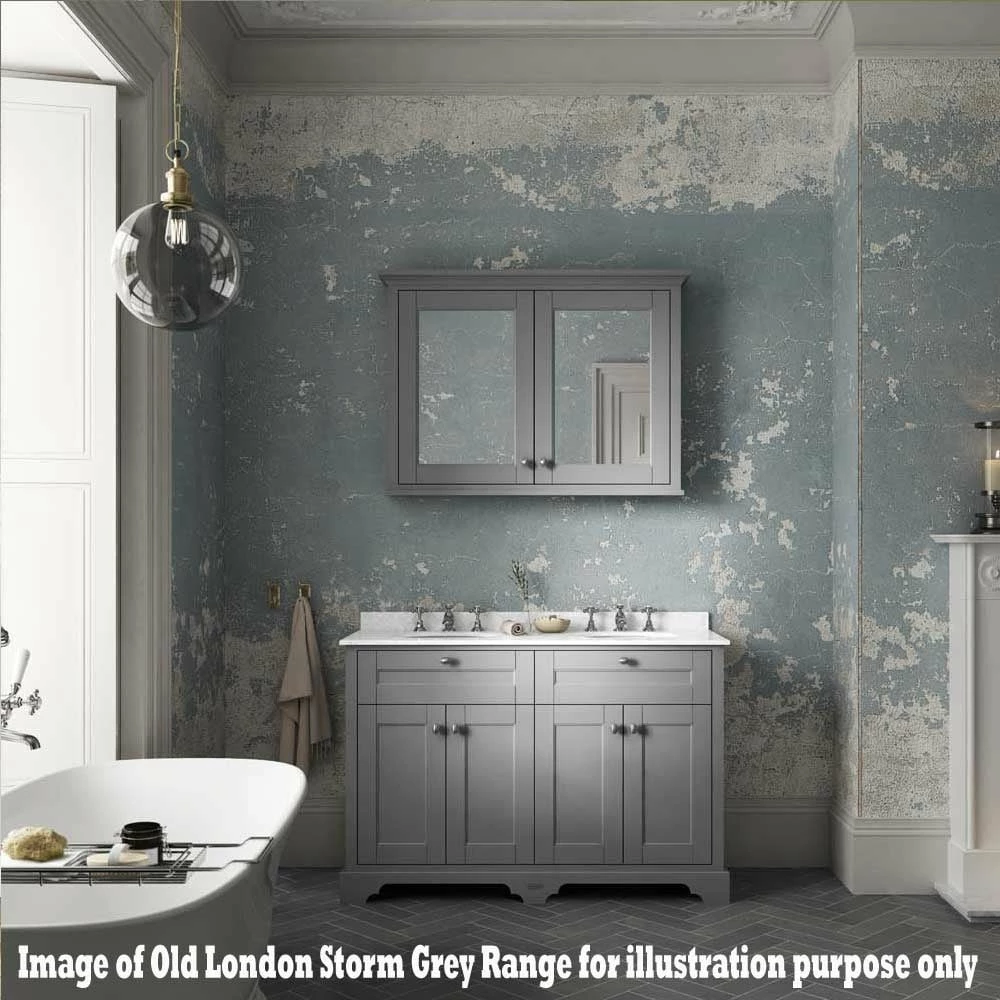 Hudson Reed Old London Storm Grey 800mm Floor Standing Vanity & 1TH Basin LOF205 4 Hudson Reed Old London Storm Grey 800mm Floor Standing Vanity & 1TH Basin LOF205 - Image 2
