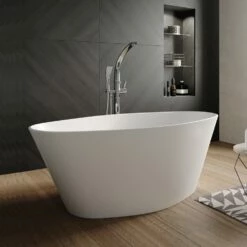 Hudson Reed Rose 1510mm Double Ended Oval Freestanding Bath NBB002