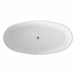Hudson Reed Rose 1510mm Double Ended Oval Freestanding Bath NBB002 -TAPS UK Sales hudson reed rose 1510mm double ended oval freestanding bath nbb002 p30176 146807 image