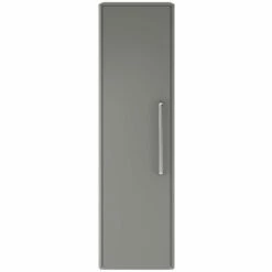 Hudson Reed Solar Cool Grey 350mm Tall Wall Hung Cabinet 1200x350x250 CUR262