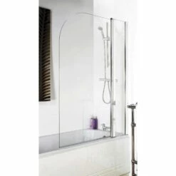 Hudson Reed Straight Bath Screen With Fixed Panel - NSS2