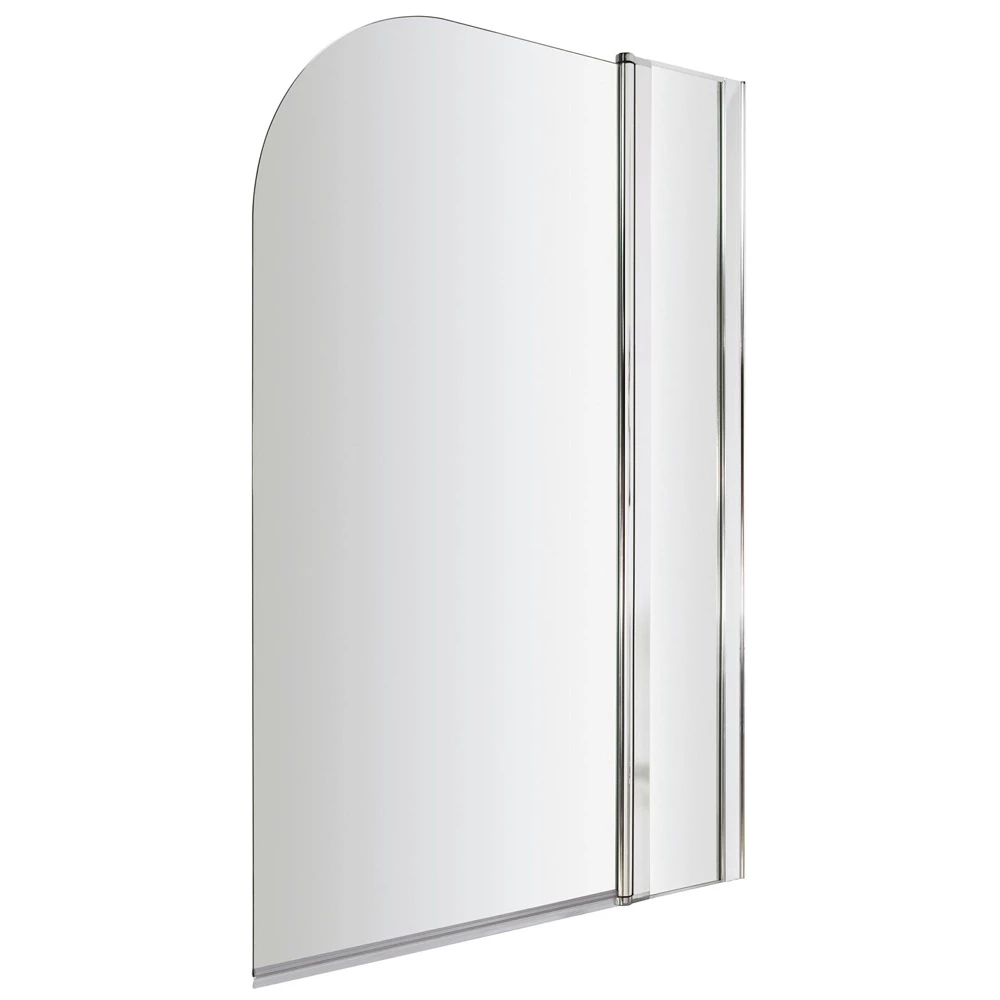 Hudson Reed Straight Bath Screen With Fixed Panel - NSS2 4 Hudson Reed Straight Bath Screen With Fixed Panel - NSS2 - Image 2