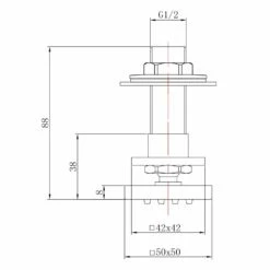 Hudson Reed Tec Crosshead Thermostatic Shower Valve, Fixed Head & Body Jets 17 Hudson Reed Tec Crosshead Thermostatic Shower Valve, Fixed Head & Body Jets -TAPS UK Sales hudson reed tec crosshead thermostatic shower valve fixed head body jets p30641 211238 image