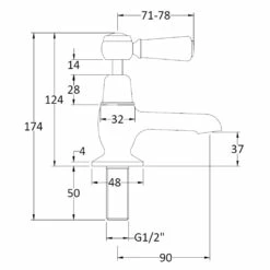 Hudson Reed Topaz White Lever Dome Collar Basin Taps - BC301DL 5 Hudson Reed Topaz White Lever Dome Collar Basin Taps - BC301DL -TAPS UK Sales hudson reed topaz white lever dome collar basin taps bc301dl p29008 142646 image