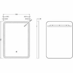 Hudson Reed Touch Sensor 700x500mm Black Framed Mirror - LQ701 7 Hudson Reed Touch Sensor 700x500mm Black Framed Mirror - LQ701 -TAPS UK Sales hudson reed touch sensor 700x500mm black framed mirror lq701 p40212 198340 image