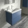 Hudson Reed Urban Grey 500mm Wall Hung 2-Drawer Vanity Unit & Basin 2 - URB202B -TAPS UK Sales hudson reed urban grey 500mm wall hung 2 drawer vanity unit basin 2 urb202b p40468 208938 image