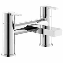 Hudson Reed Willow Chrome Twin Lever Bath Filler Tap WIL303