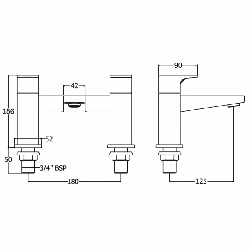 Methven Amio Matte Black Basin Mixer & Basin Taps Pack Set 7 Methven Amio Matte Black Basin Mixer & Basin Taps Pack Set - Image 5