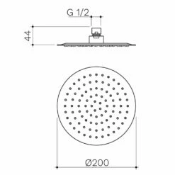 Methven Kaha Matte Black Thermostatic Shower Mixer & 200mm Showerhead & Arm 14 Methven Kaha Matte Black Thermostatic Shower Mixer & 200mm Showerhead & Arm -TAPS UK Sales methven kaha matte black thermostatic shower mixer 200mm showerhead arm p54395 245208 image