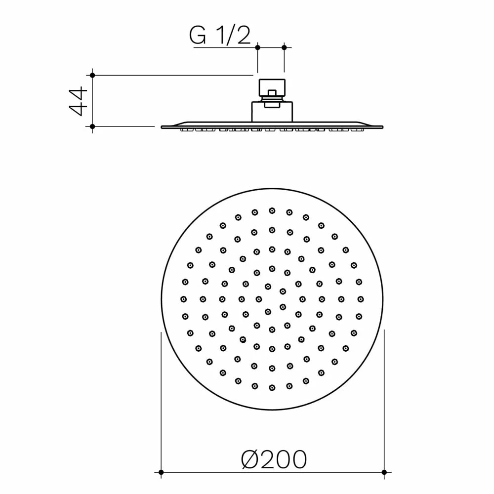 Methven Kaha Matte Black Thermostatic Shower Mixer & 200mm Showerhead & Arm 8 Methven Kaha Matte Black Thermostatic Shower Mixer & 200mm Showerhead & Arm - Image 6