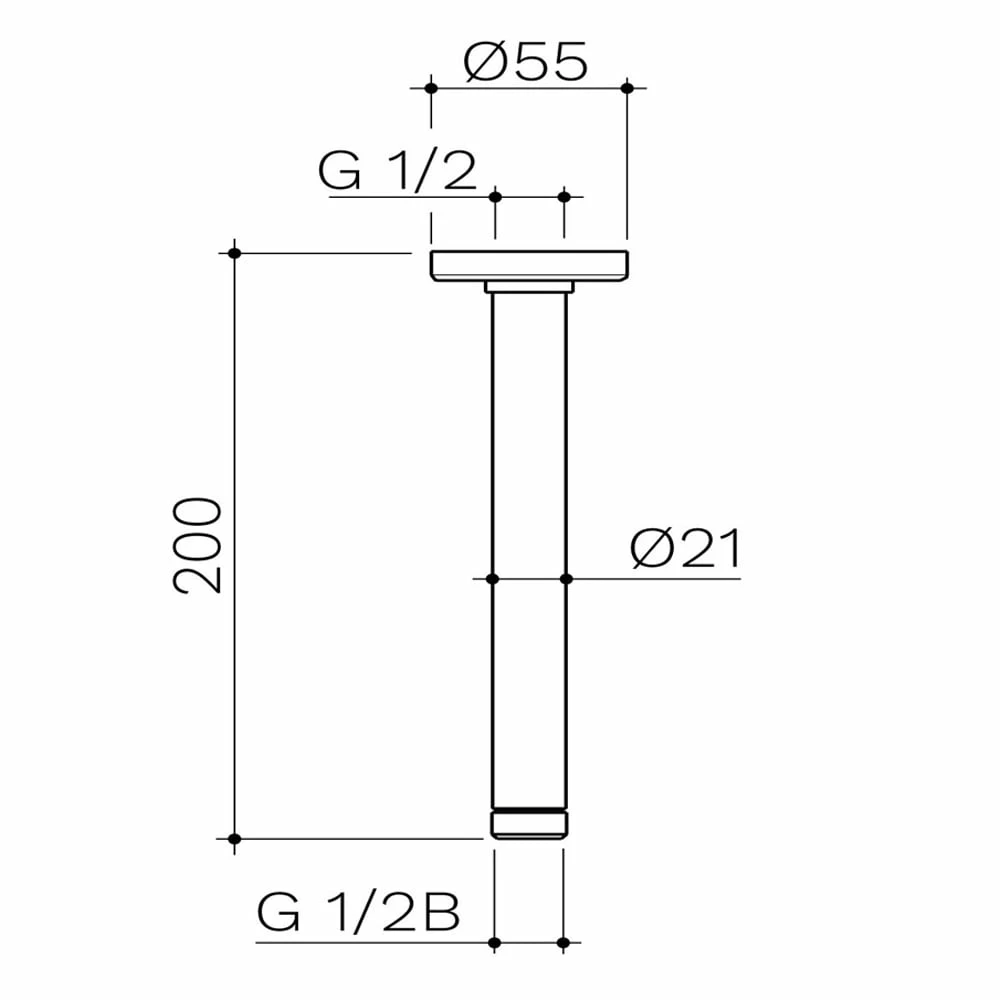 Methven Kaha Matte Black Thermostatic Shower Mixer & 200mm Showerhead & Arm 9 Methven Kaha Matte Black Thermostatic Shower Mixer & 200mm Showerhead & Arm - Image 7