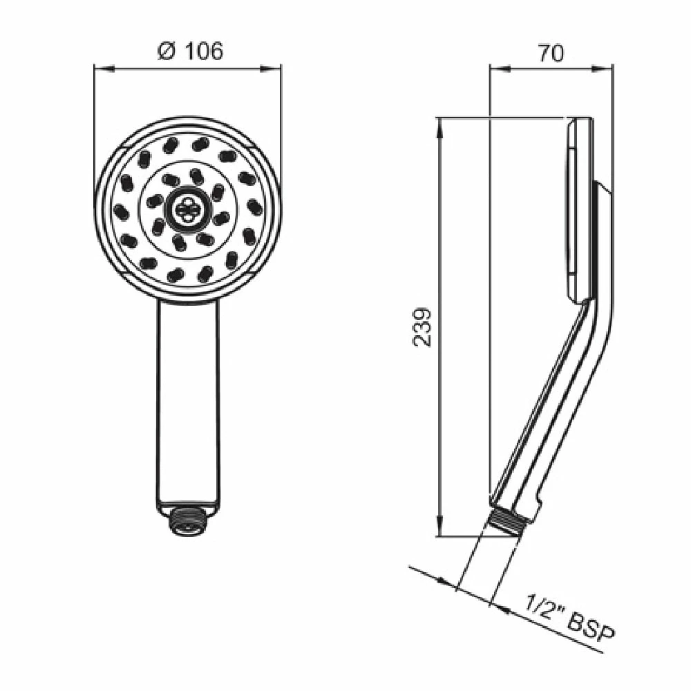 Methven Kiri Satinjet Chrome Shower Handset SJK23 4 Methven Kiri Satinjet Chrome Shower Handset SJK23 - Image 2