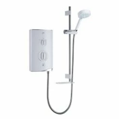 Mira Sport 7.5kW Chrome & White Electric Shower 1.1746.001