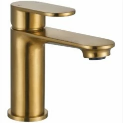 Niagara Albury Brushed Brass Modern Deck Mounted Mono Basin Mixer Tap 9140BRS