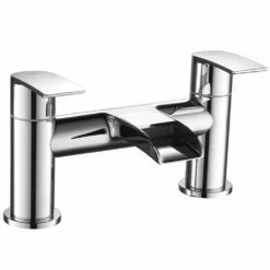 Niagara Balham Chrome Modern Deck Mounted Bath Filler Tap 9012