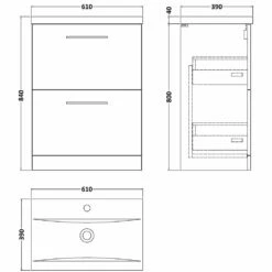 Nuie Arno Satin Green 600mm Floor Stading 2-Drawer Vanity Unit & Basin 1 -TAPS UK Sales nuie arno satin green 600mm floor stading 2 drawer vanity unit basin 1 p61829 268397 image