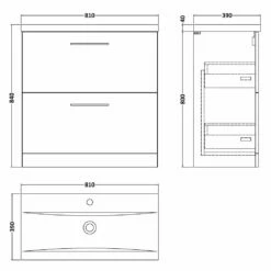 Nuie Arno Satin Green 800mm Floor Stading 2-Drawer Vanity Unit & Basin 1 -TAPS UK Sales nuie arno satin green 800mm floor stading 2 drawer vanity unit basin 1 p61813 268337 image