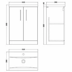 Nuie Arno Solace Oak 600mm Floor Stading 2-Door Vanity Unit & Basin 1 -TAPS UK Sales nuie arno solace oak 600mm floor stading 2 door vanity unit basin 1 p61749 268078 image