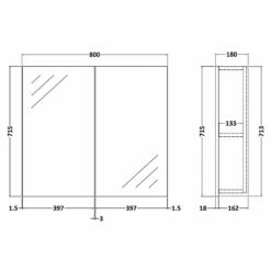Nuie Arno Solace Oak 600mm Mirror Unit (50/50) -OFF2517 7 Nuie Arno Solace Oak 600mm Mirror Unit (50/50) -OFF2517 -TAPS UK Sales nuie arno solace oak 600mm mirror unit 50 50 off2517 p57981 267100 image