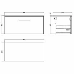 Nuie Arno Solace Oak 800 Wall Hung Single Drawer Vanity Unit & Laminate Top 7 Nuie Arno Solace Oak 800 Wall Hung Single Drawer Vanity Unit & Laminate Top -TAPS UK Sales nuie arno solace oak 800 wall hung single drawer vanity unit laminate top p61882 268579 image